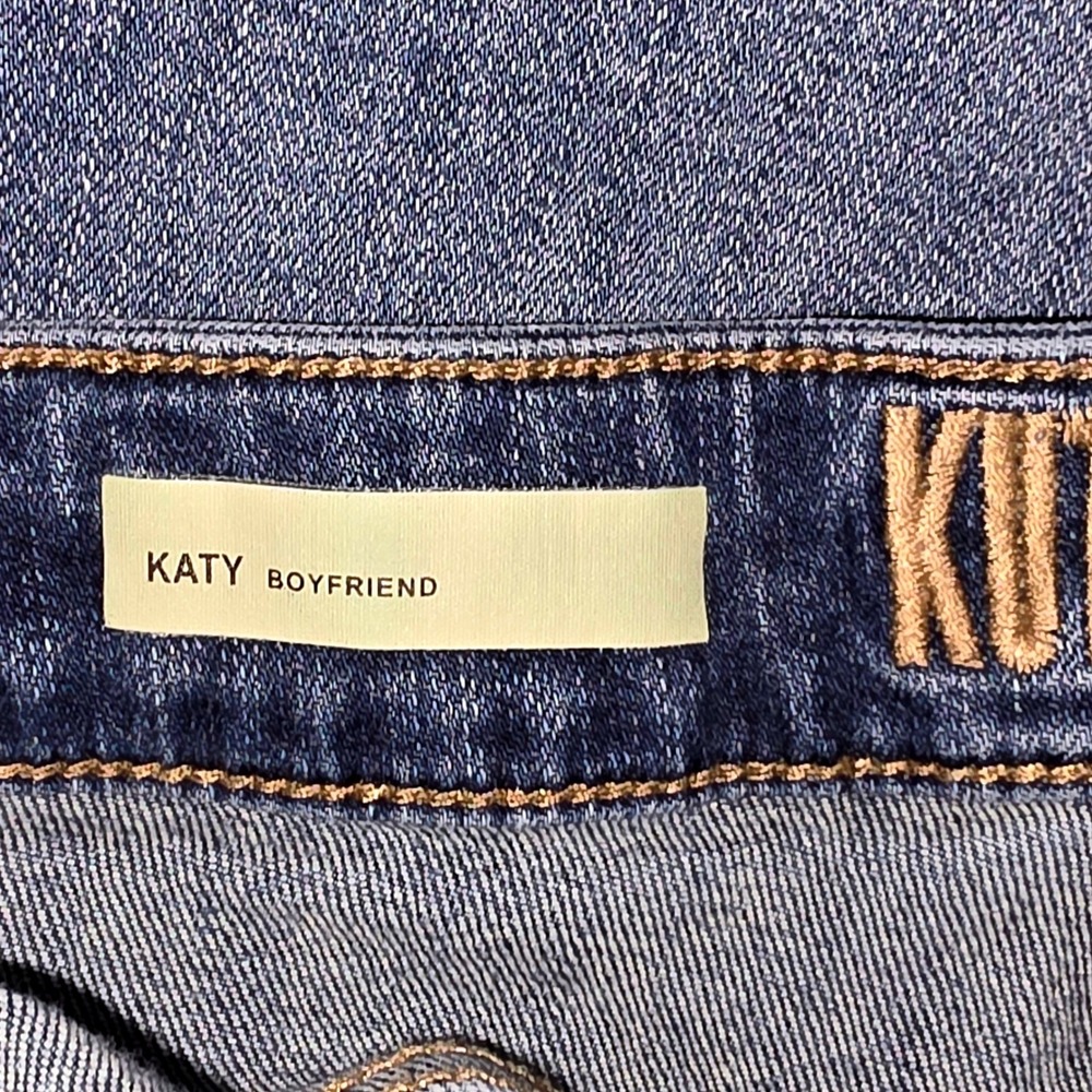 Kut from the Kloth Women's Katy Boyfriend Jeans Medium Wash Size 6 - Picture 13 of 16